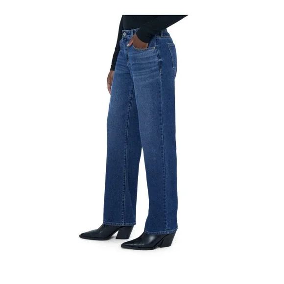 Edited Remi Bader Jeans Womens 8 Loose Straight Leg High Rise Stretch Comfort - Picture 13 of 16